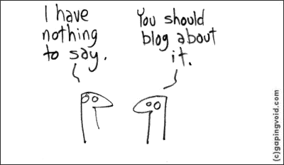 Should blog about